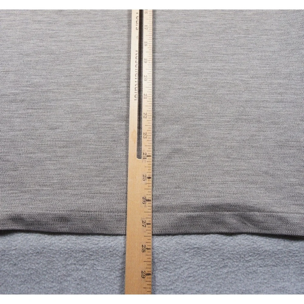 UNTUCKit Shirt Mens Large Gray Polo Short Sleeve Stretch Casual Adult Collared